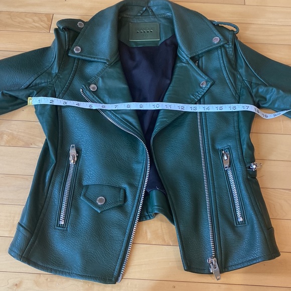 BlankNYC Green Pleather Moto Jacket - Picture 10 of 16